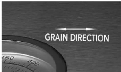 GRAIN DIRECTION
