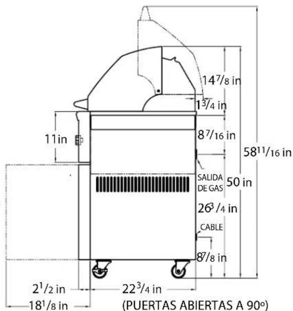 VIKING VQGI5301LSS - DIMENSIONES - 3