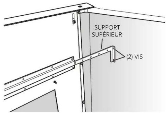 SUPPORT SUPÉRIEUR (2) VIS