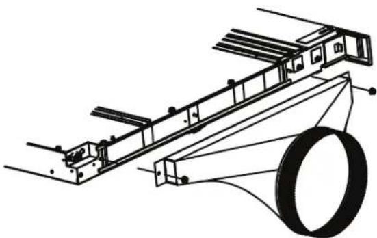 VIKING VDD5450SS - Installations ducting through left, right, below or rear only: - 1