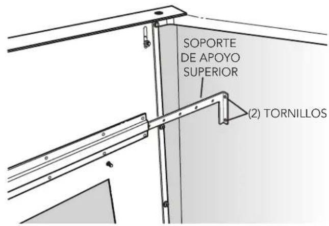 SOPORTE DE APOYO SUPERIOR (2) TORNILLOS