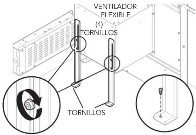 VENTILADOR FLEXIBLE (4) TORNILLOS TORNILLOS