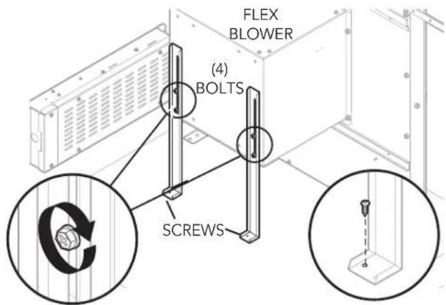 FLEX BLOWER (4) BOLTS SCREWS