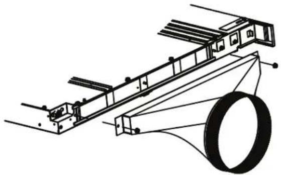 VIKING VDD5450SS - Installations avec conduit à gauche, à droite, en dessous ou l'arrière seulement : - 1