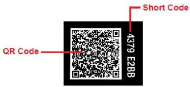 Short Code QR Code 4379 E2BB
