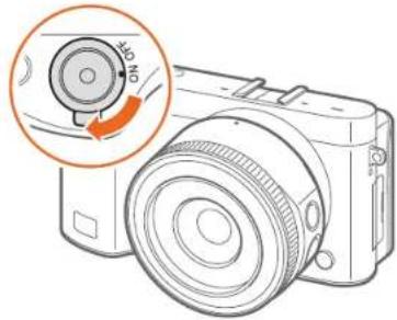 SAMSUNG NX500 - Sådan tænder du kameraet - 1