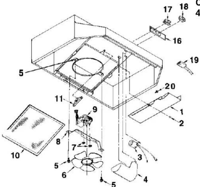 BROAN 413604 - EXTRACTOR CON DUCTO CIRCULAR DE 7 PLG. MODELO 42000 - 1