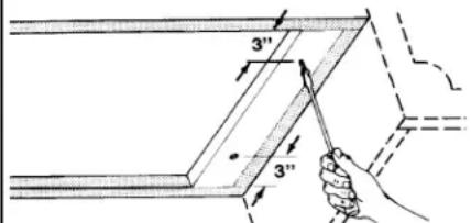 BROAN 413604 - WHEN CUTTING OR DRILLING INTO WALL OR CABINET, BE CAREFUL NOT TO CUT EXISTING ELECTRICAL WIRING. - 5