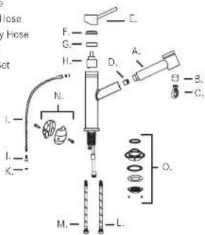 FRANKE FFPS3450 - Spare/Replacement List - 1