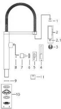 FRANKE FFPD4350 - Spare/Replacement List - 1