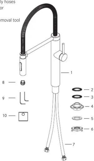 y hoses or removal tool 8 — 9 — 10 — 1 2 3 4 5 6 7