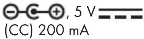 (CC) 200 mA - - + , 5 V = - -