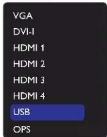 PHILIPS 65BDL3010Q - USB 4-1. تشفيل ملفات الوسانيط المتعددة من جهاز - 3