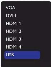 PHILIPS 65BDL3010Q - USB 4-1. تشفيل ملفات الوسانيط المتعددة من جهاز - 2