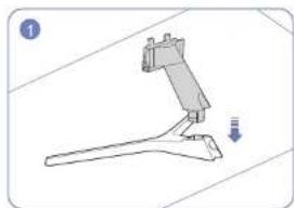 SAMSUNG C32R500FHU - Montering af soklen - 1