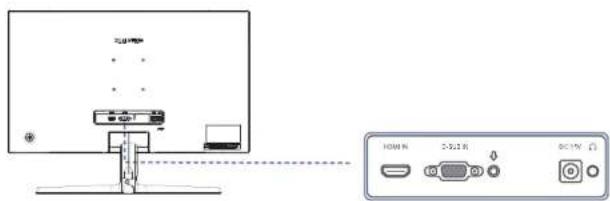 SAMSUNG C32R500FHU - Porttyper - 2