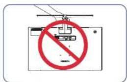 SAMSUNG C32R500FHU - Forholdsregler, när skærmen flyttes - 3