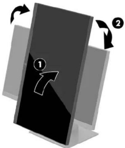 HP Z24i G2 - Justering af skærmen - 5