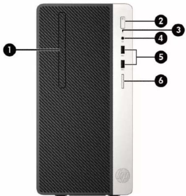 HP ProDesk 400 G6 - Standardkonfigurationsegenskaber - 4