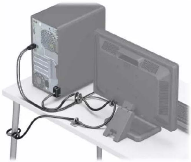 HP ProDesk 400 G6 - Sikkerhedslås til HP-computer til virksomheder V2 - 9
