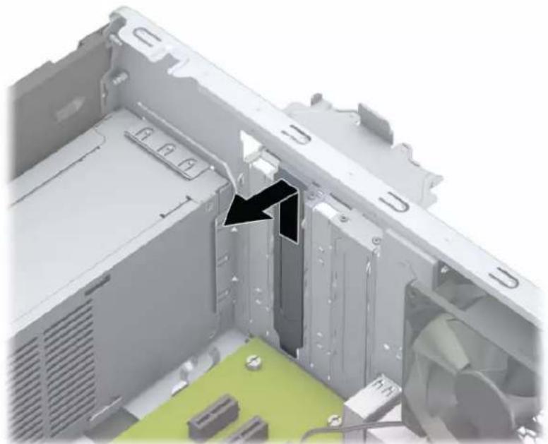 HP ProDesk 400 G6 - Afmontering eller installering af et udvidelseskort - 4