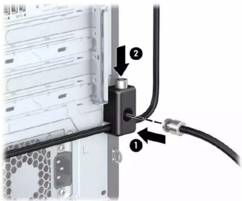 HP EliteDesk 705 G5 - Sikkerhedslås til HP-computer til virksomheder V2 - 9