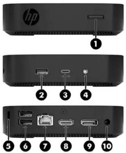 HP t430 - Komponenter - 1