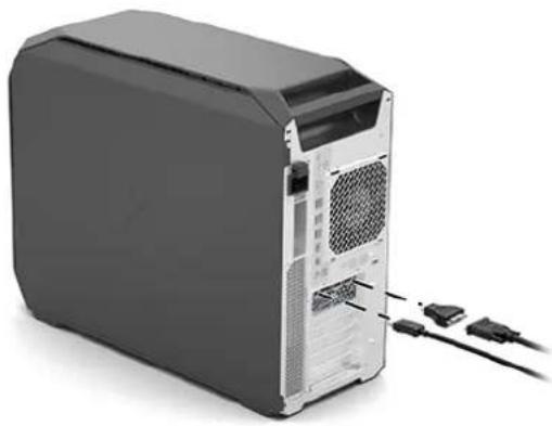 HP Z4 G4 - Connecting and configuring monitors - 2