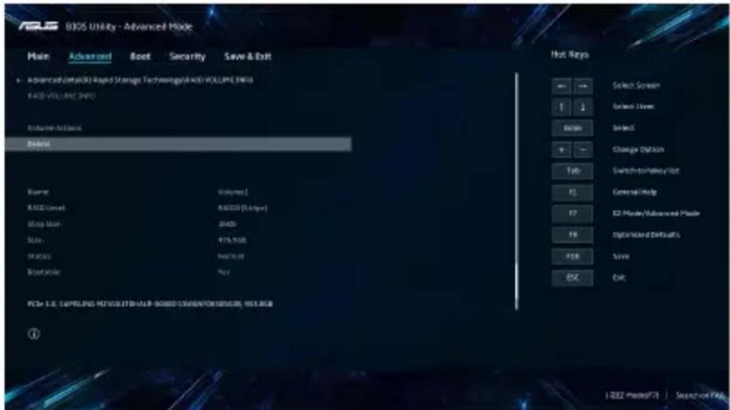 ASUS ProArt StudioBook Pro 17 - Slette et RAID-sæt - 1
