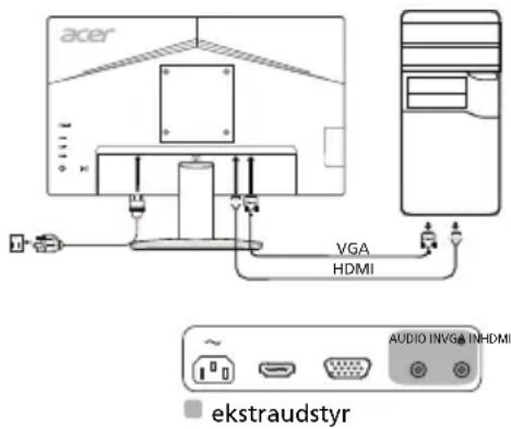 ACER KA222QA - Udvendige knapper - 1
