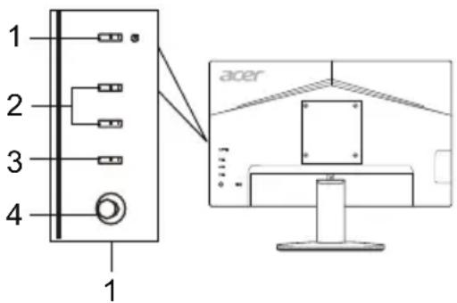 ACER KA222QA - Externí ovládací prvky - 2