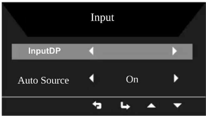 Input InputDP Auto Source On