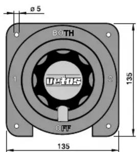Ø5 BOTH 1 Ø40S 3 135 OFF 135