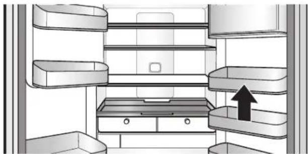 KITCHENAID KRFC704FPS - Divisor de cajones de la puerta (en algunos modelos) - 1