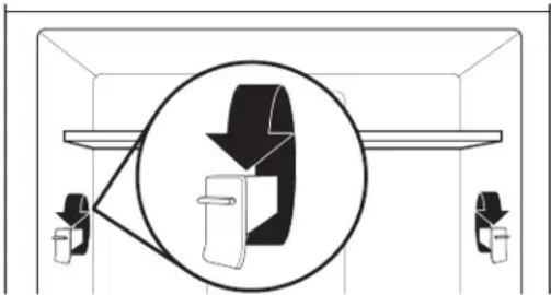 KITCHENAID KRFC704FPS - Ajuste de la altura de los estantes - 1