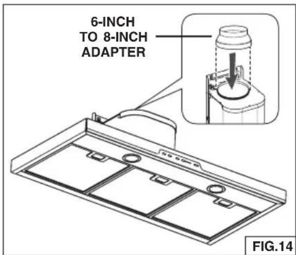 6-INCH TO 8-INCH ADAPTER FIG.14