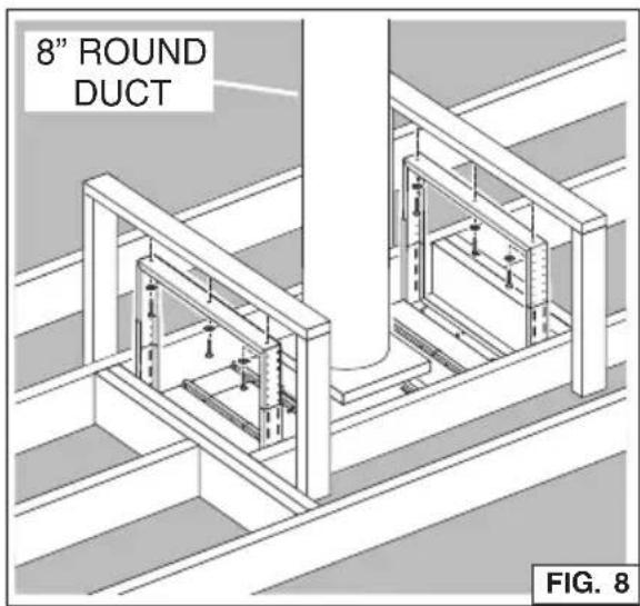 8" ROUND DUCT FIG. 8
