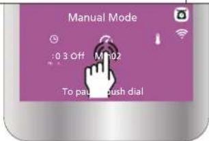 Manual Mode :0 3 Off M H02 To pass push dial