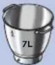 KENWOOD Chef Titanium Patissier XL KWL90 - Modalità manuale (senza riscaldamento) - Tabella di utilizzo e ricette - 21