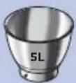 KENWOOD Chef Titanium Patissier XL KWL90 - Modalità manuale (senza riscaldamento) - Tabella di utilizzo e ricette - 6