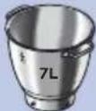 KENWOOD Chef Titanium Patissier XL KWL90 - Ruční provoz (bez ohřevu) - tabulka doporučeného nastavení a recepty - 18