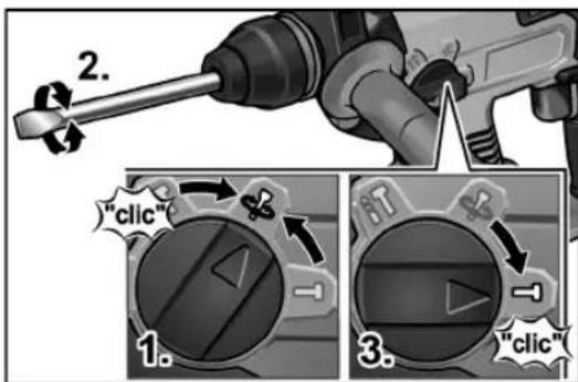 2. "click" 1. 3.