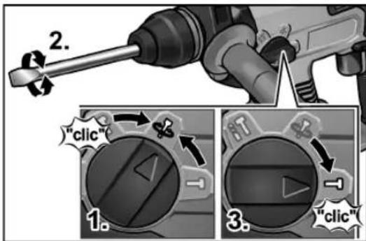 2. "click" 1. 3.