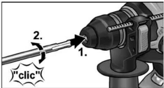 "click"