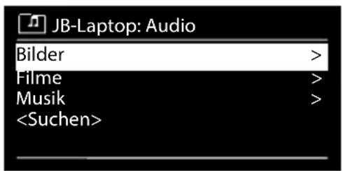 JB-Laptop: Audio Bilder > Filme > Musik >