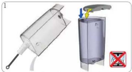 Illustration of a medical device with a catheter and a clear stop symbol (no text or labels).