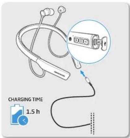 CHARGING TIME 1.5 h