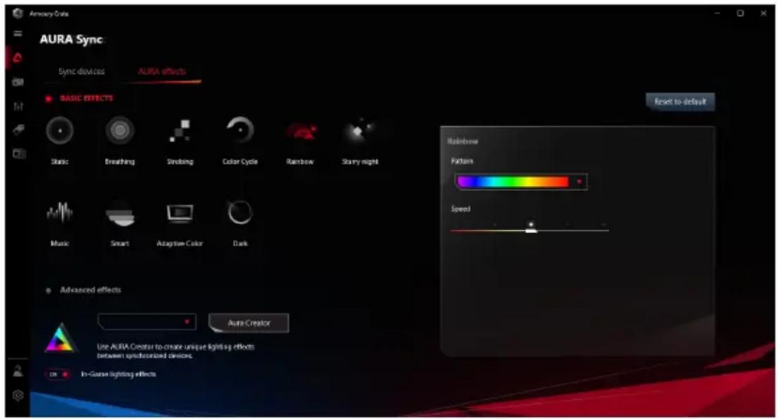 ASUS ROG Swift PG259QN - Aura - 1