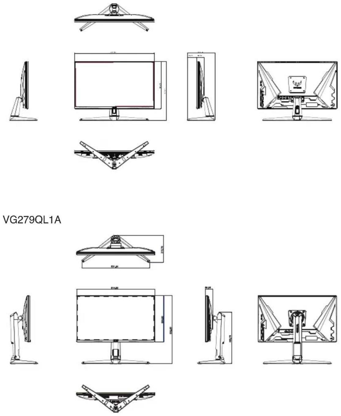 ASUS TUF Gaming VG279QL1A - Mål - 1