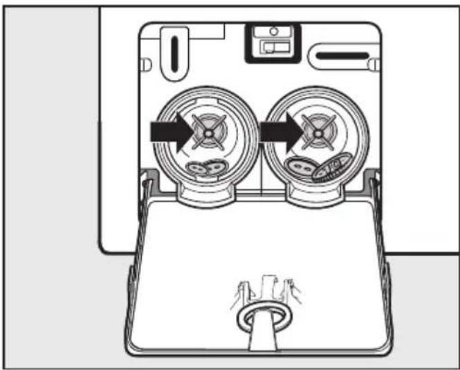 MIELE WWI 860 WCS - Filteret tømmes - 3